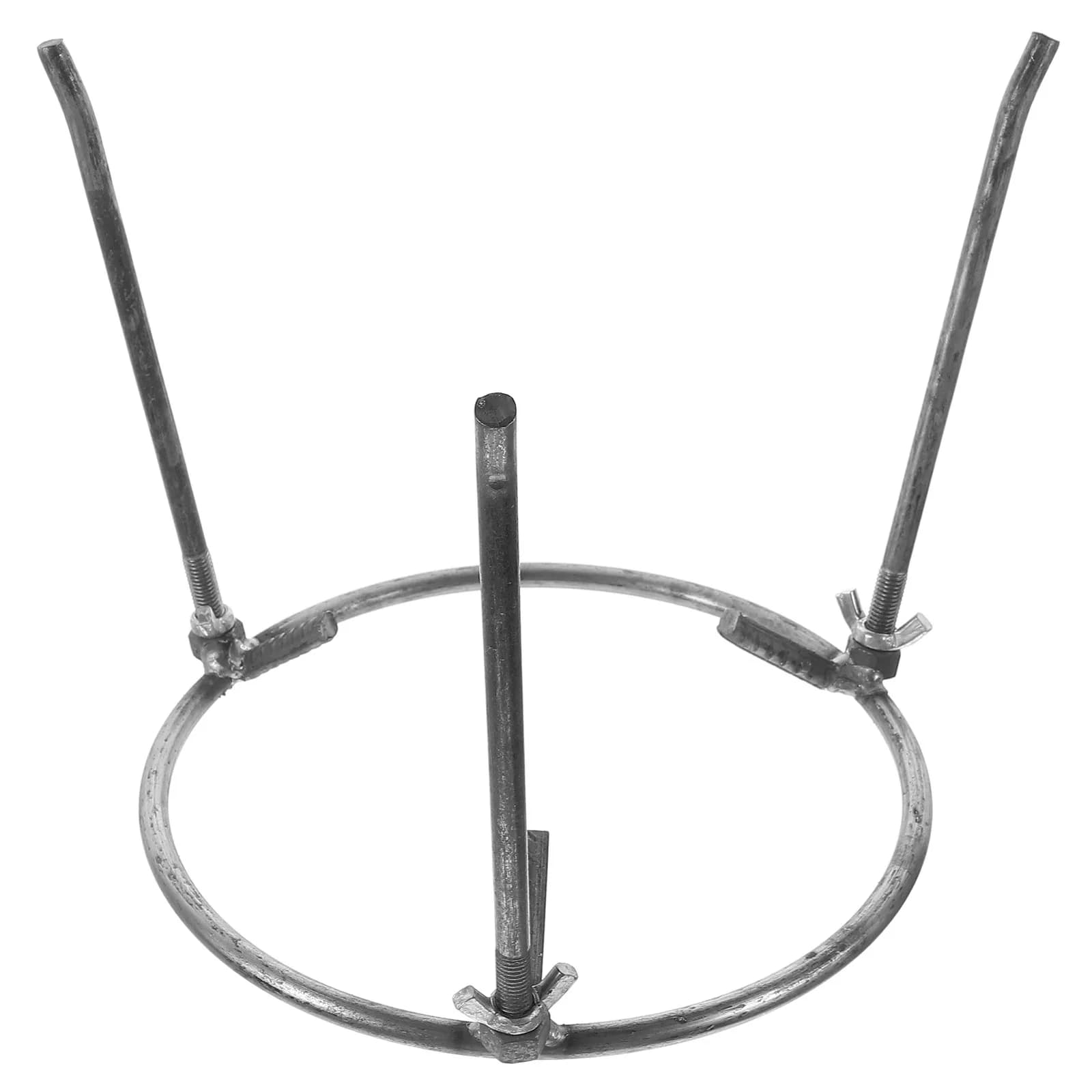 Supporto per Griglia da Campeggio in Acciaio Resistente, Montaggio Senza Attrezzi, per Cucina all'Aperto, Fornello, Braciere, Wok