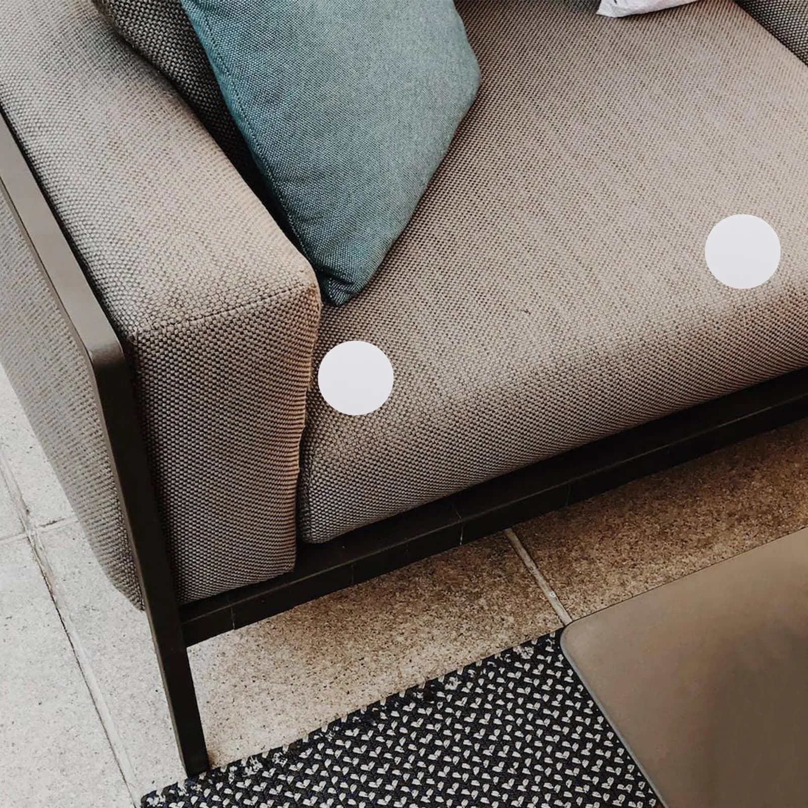 30 Pezzi Patch Adesive Professionali Antiscivolo per Tappeti, Nastro a Strappo Extra Forte per Tappeti, Tende, Cuscini, Lenzuola, Pareti