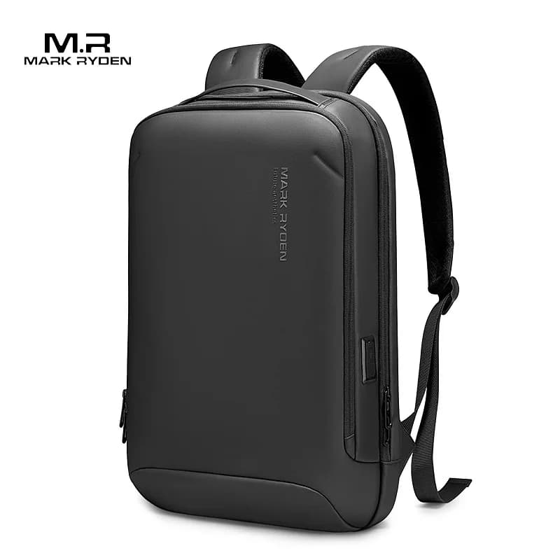 Zaino da viaggio impermeabile Mark Ryden da 15,6 pollici, anti-furto, con porta USB per la ricarica, zaino impermeabile per computer