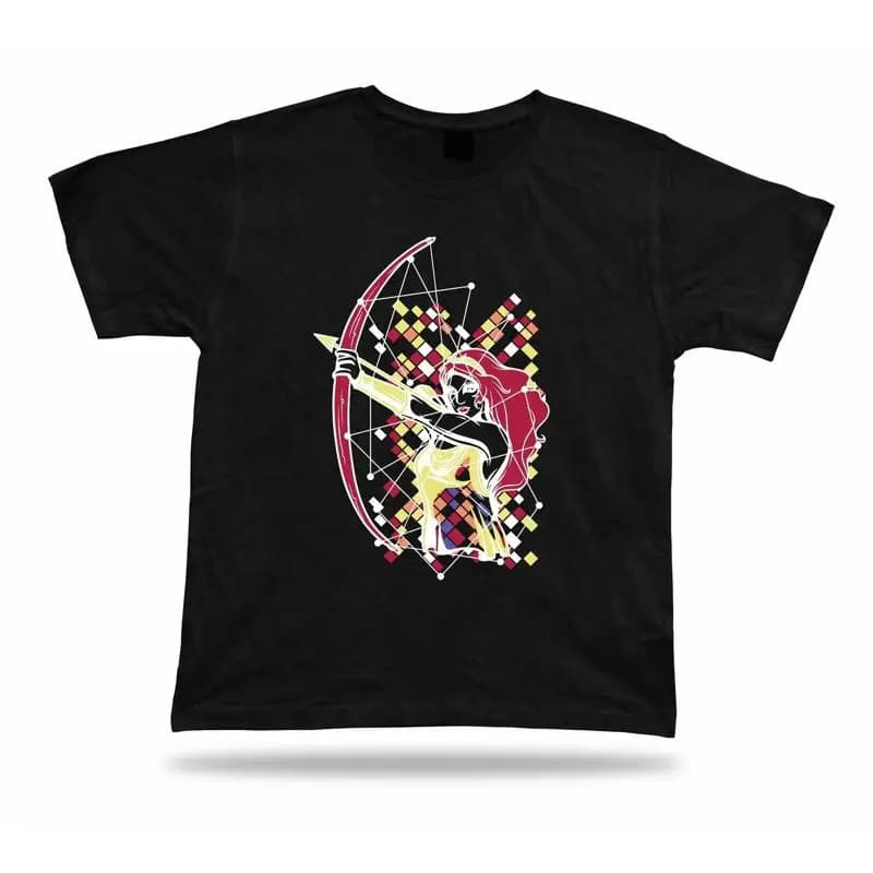 Donna arco e freccia art design Tshirt abbigliamento compleanno regalo spirituale speciale