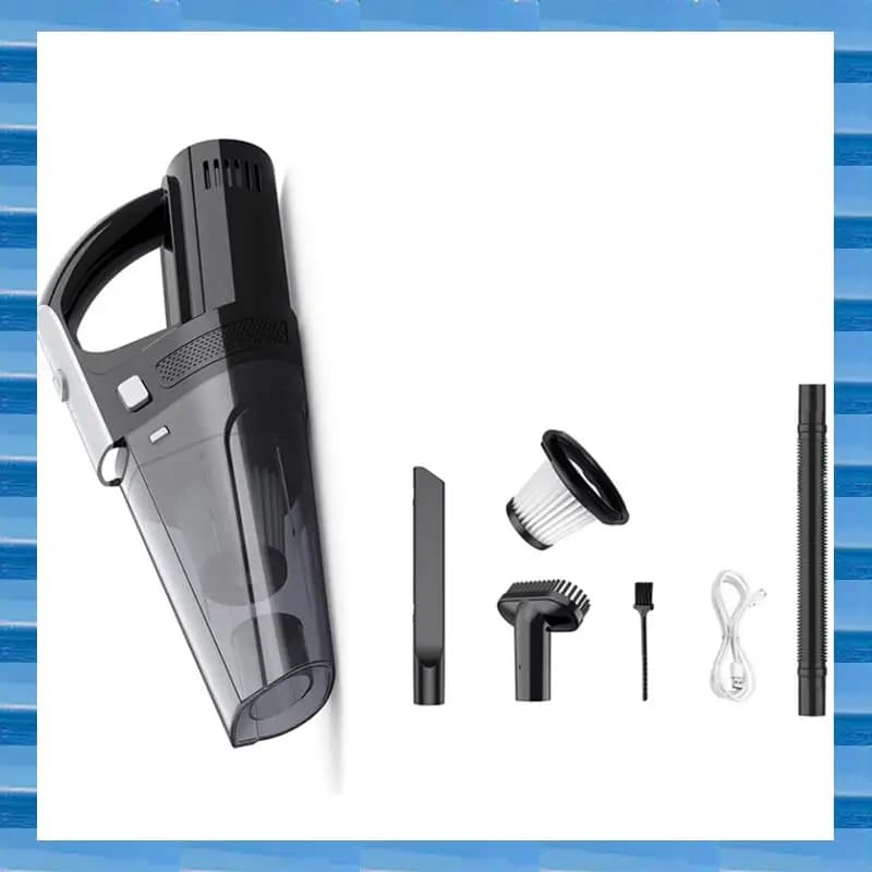 AT53 6000PA Aspirapolvere per auto Aspirapolvere portatile a forte aspirazione Pulizia portatile a doppio uso per ufficio desktop