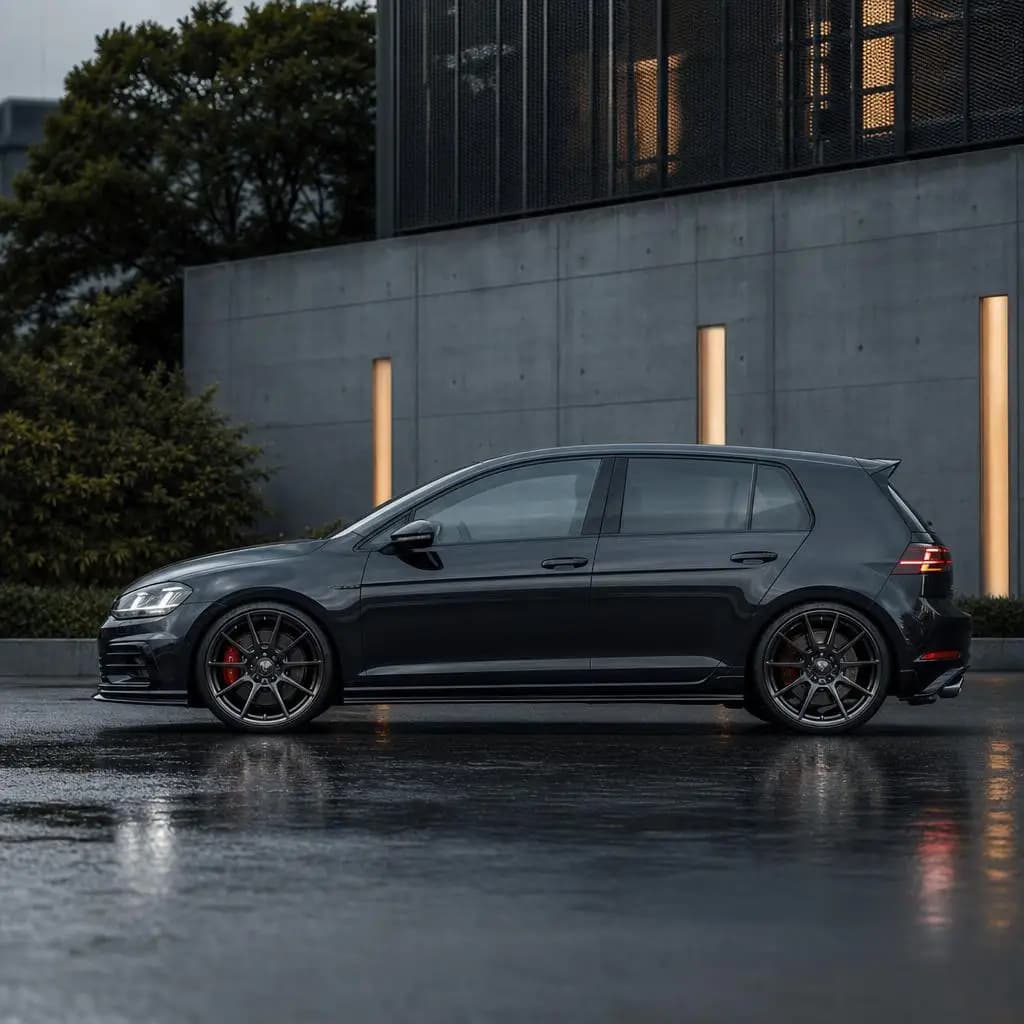 Suitable For Golf 7.5 Gti Tcr 12-20 Automotive Exterior Side Skirt Modification Automotive Small Body