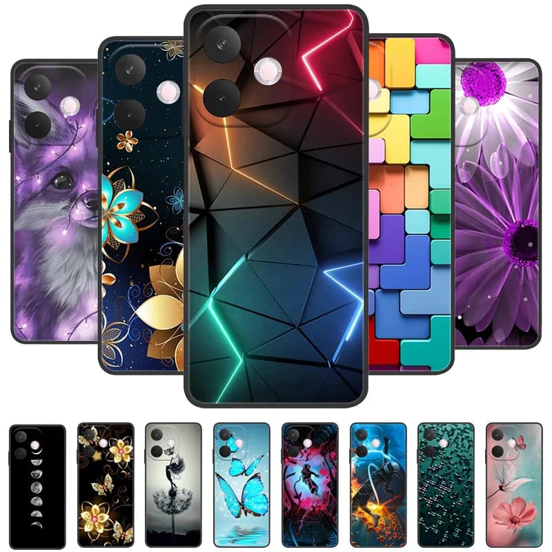 for Oppo A5 Pro 4G 5G Case Soft TPU Silicone Phone Covers for OPPO A5Pro CPH2711 CPH2695 Case Bumper Shockproof Coque Cute Cover