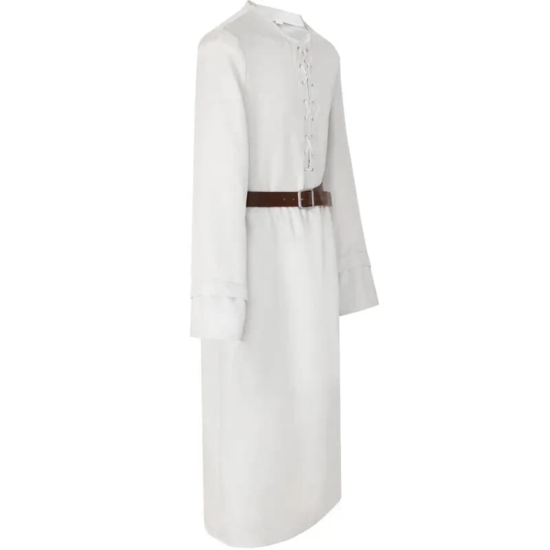 25COSThe Lord of the Rings Gandalf Long Sleeved Dress with Mantle Cosplay Costume Halloween Masquerade Carnival Party Dresses for M