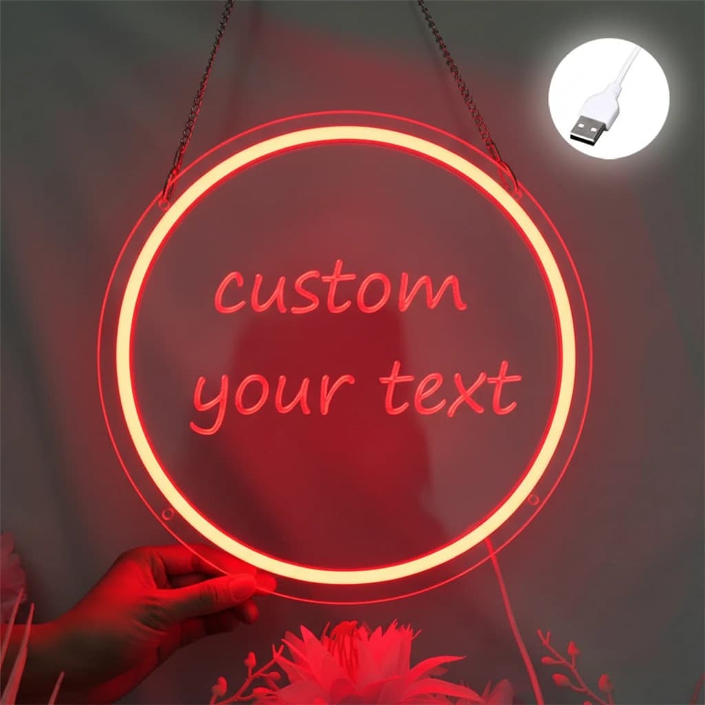 Insegna al Neon LED Personalizzata, Decorazione da Parete, Illuminazione al Neon LED Personalizzabile per Camera da Letto, Design Personalizzabile per Matrimoni e Feste di Compleanno