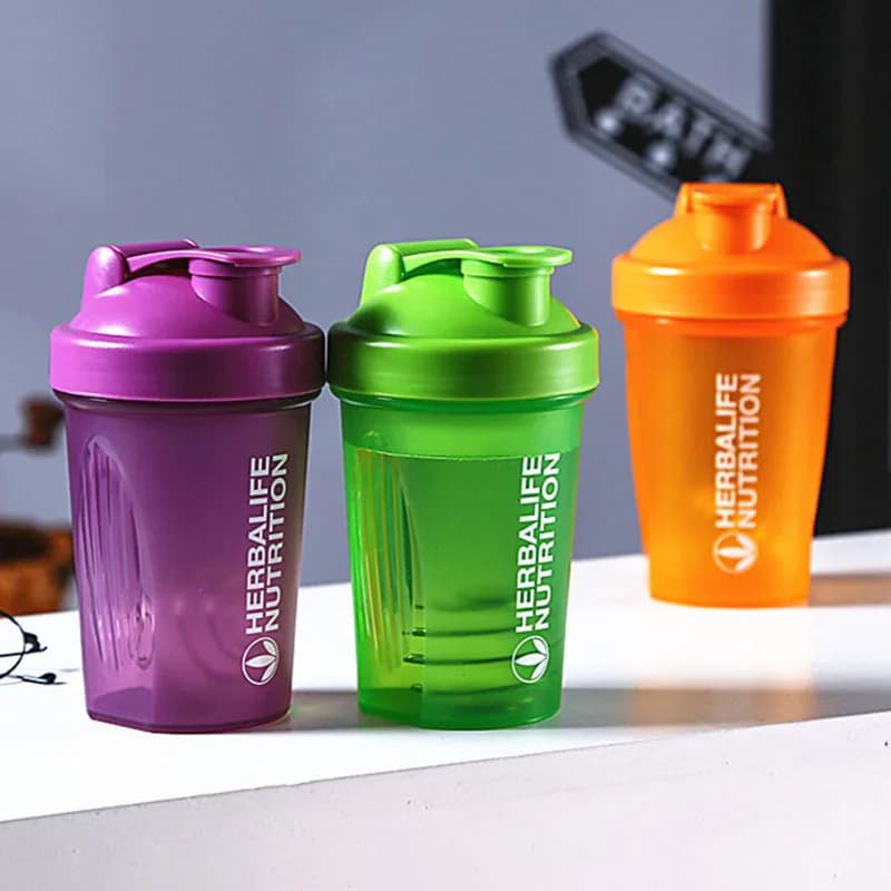 400 ml milk protein mixing bottle for sports shaker 400 ml plastic beverage bottle for outdoor fitness sports