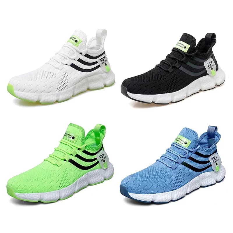 Sneakers da donna traspiranti, scarpe da corsa alla moda, scarpe casual comode, scarpe sportive leggere unisex da uomo, tenis masculino