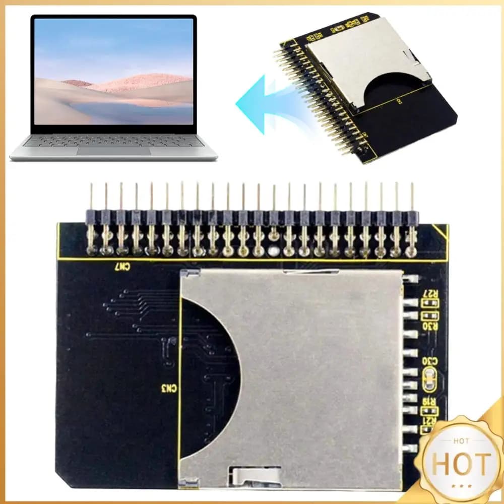 SD Card To IDE 2.5 Inch 44 Pin Adapter Card IDE SD Adapter SSD Expansion Board for Laptop Tablet