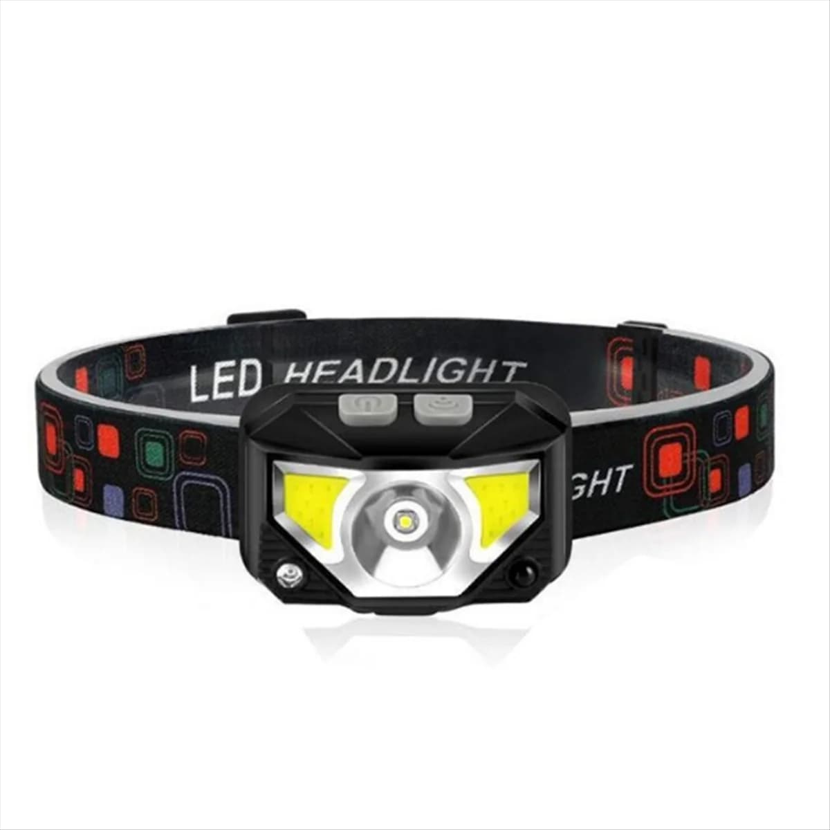 【2025-Electronics】 Torcia frontale luminosa da 1200 lumen Torcia frontale ricaricabile a LED Lampada frontale con sensore di movimento impermeabile a luce rossa
