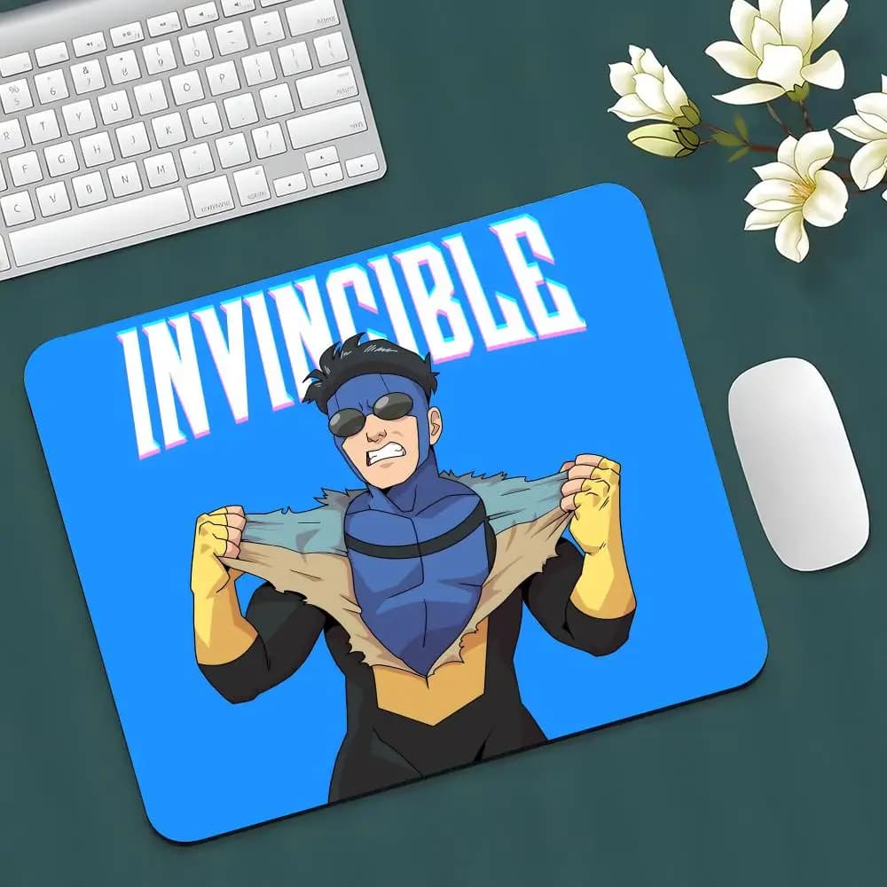Anime I-Invincible Mouse Pad Rubber Antislip Keyboard Pad Mousepad Gaming Accessories XXL Office Computer Mat