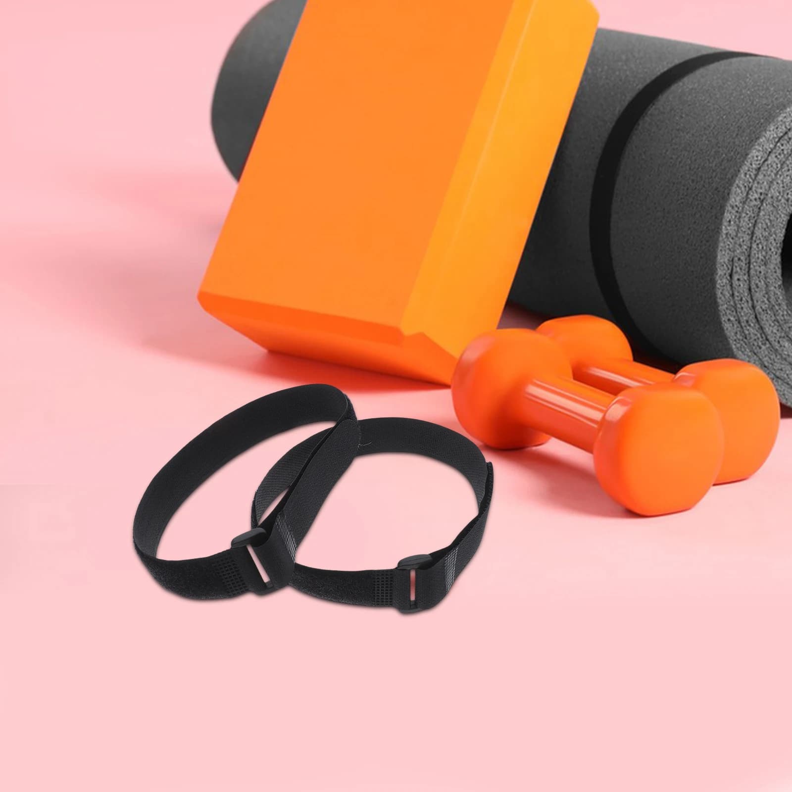 Premium Yoga Carpet Strap 12 Pieces, Adjustable Shoulder Strap Anti-Disrolling, Easy to Transport, Exercise Belt