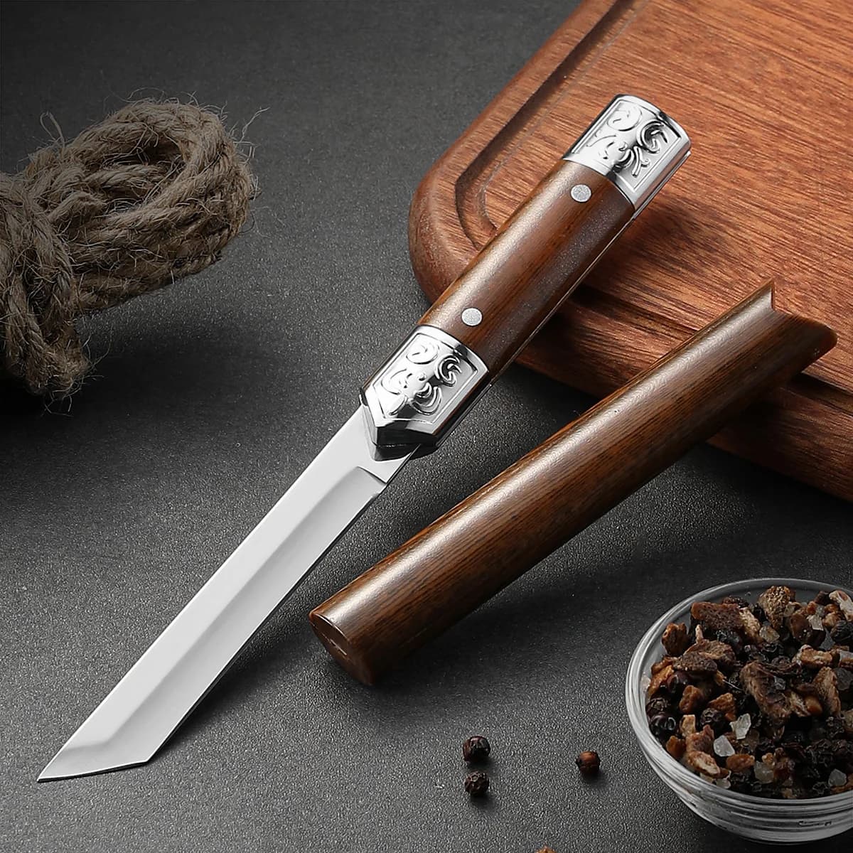 Fruit Knife Small fixed blade knife for home Laptop pencil straight knife for high hardened portable outdoors, kitchen knife