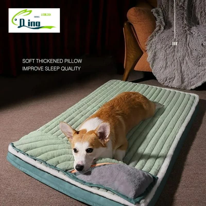 Tappetino per cani Cani Nido per dormire Gatto addormentato Winterheattech Nido per cani Cuscino Grande materasso anti-morso Tappetino per animali domestici Accessori per gatti