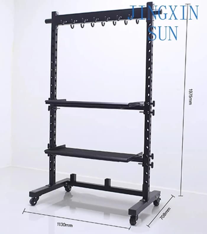 Smith machine comprehensive training storage rack gym commercial storage rack dumbbell multifunctional mobile storage rack