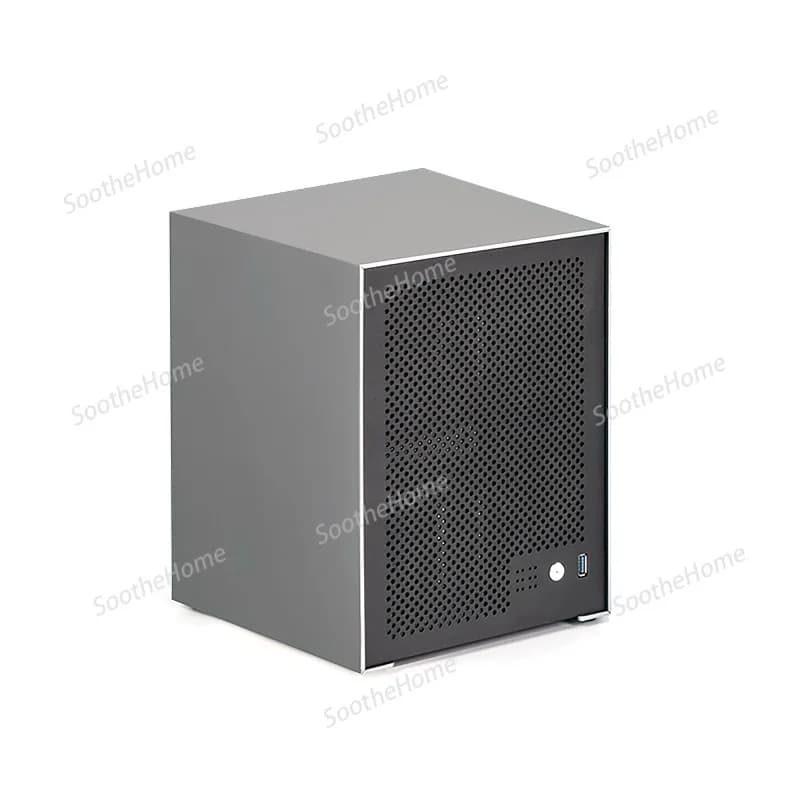 PER custodia NAS Skyarrow a 6 alloggiamenti, guscio in alluminio, scheda madre Itx, alimentatore 1u, PER server di archiviazione Feiniu Black Qunhui.