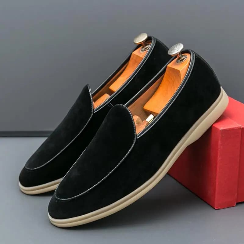Moda uomo scarpe mocassini di marca di lusso primavera stile britannico scarpe casual da uomo in pelle scamosciata comfort traspirante slip-on scarpe da sposa da uomo