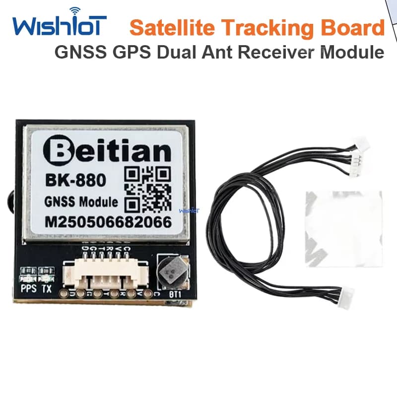 Beitian BK-880 GNSS Module M9140 Chip GPS/GLONASS/BDS/Galileo 1.5m CEP 92 Channels 1.25-6P Cable Included For Drones/Vehicles