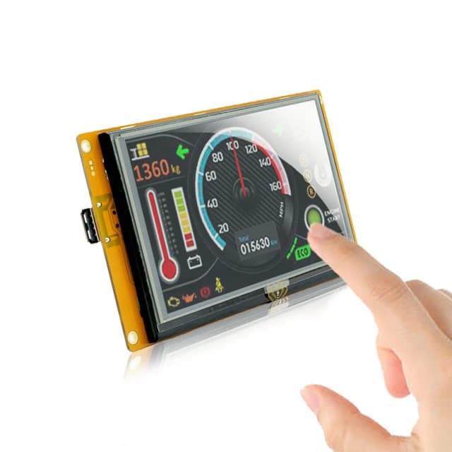 Intelligent HMI LCD Display Module 4.3 to 10.1 Inch with Program + CPU Cortex A8 1GHz + Touch Screen for Raspberry Pi
