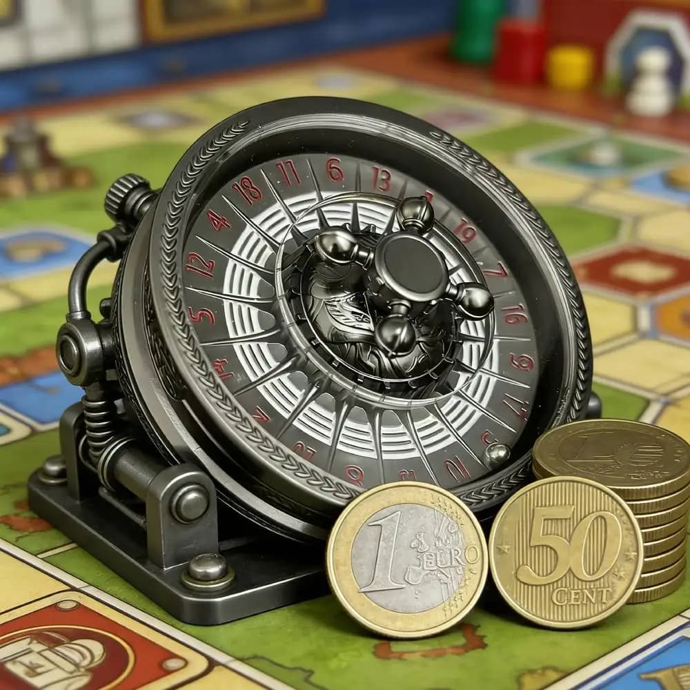 Dadi Roulette DND per Giochi D&D, Dadi Fidget Spinner per Dungeons and Dragons, Dadi Giroscopici per Giochi di Ruolo, Regalo per Giocatori COC RPG