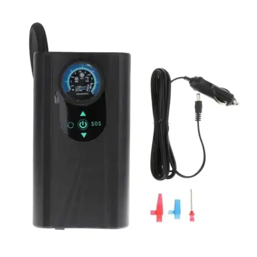 Pompa d'Aria Elettrica Portatile per Auto, Compressore 12V 150PSI ad Alta Precisione, Gonfiaggio Rapido con Display Digitale per Auto, Moto e Biciclette