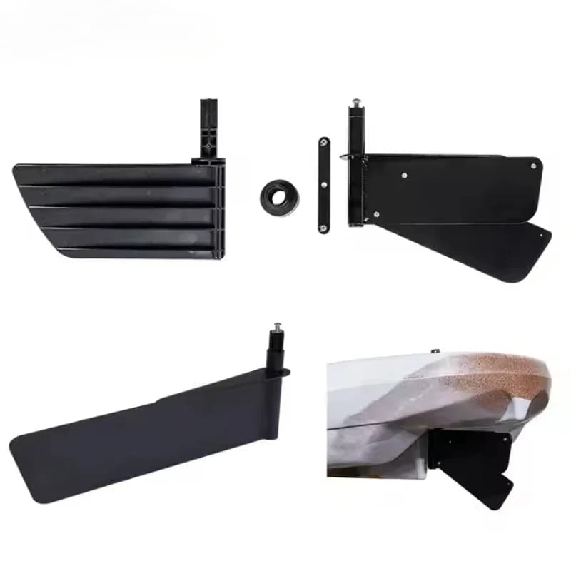 Timone direzionale da pesca in plastica per accessori kayak Sistema di controllo direzione Pedale Kayak Kit timone in plastica ABS