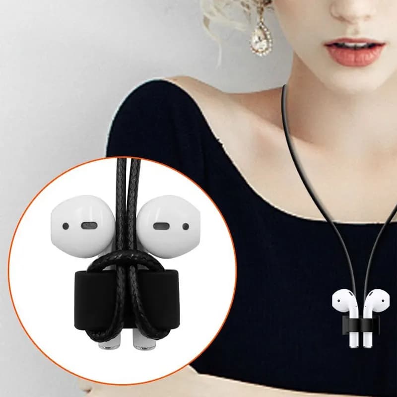 Clip in Silicone Multifunzionale per AirPods, Supporto Anti-Perdita per Auricolari Wireless Apple