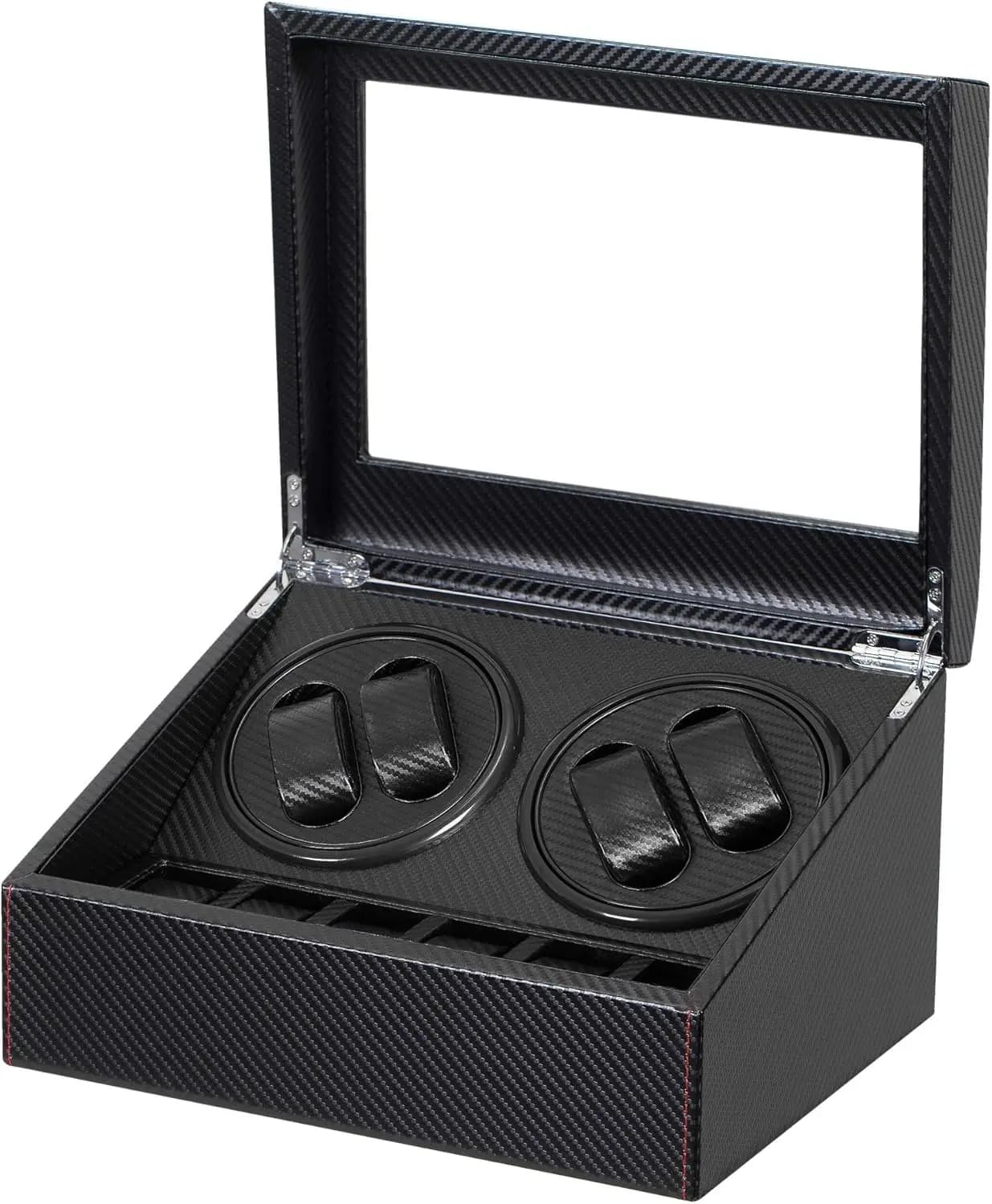 Automatic Wrapping Machine for Watches with 4 Silent Motors, Display, 6 Bearings, Leather Case for Men/Woman Watches