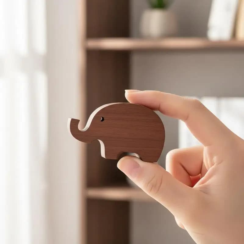 Wooden Elephant Oil Diffuser for Aromatherapy Handmade for an Inviting and Relaxed Home Atmosphere