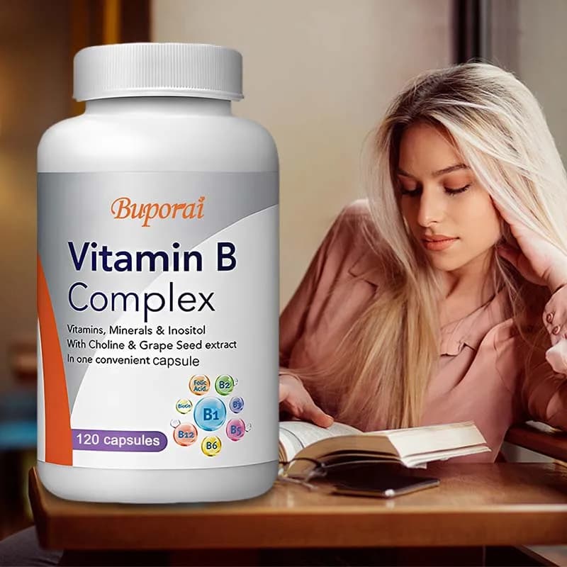 Vitamin B complex: energy supplement, health of the digestive and nervous system, strong bones and teeth, immune support