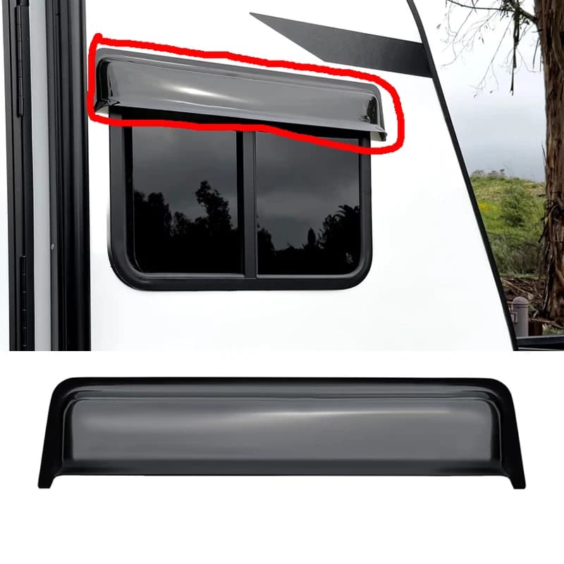 Sun visor for window RV Rain visor for openable roof for cars Rain windproof for skylight on the roof of the car Motorhome window Universal shade