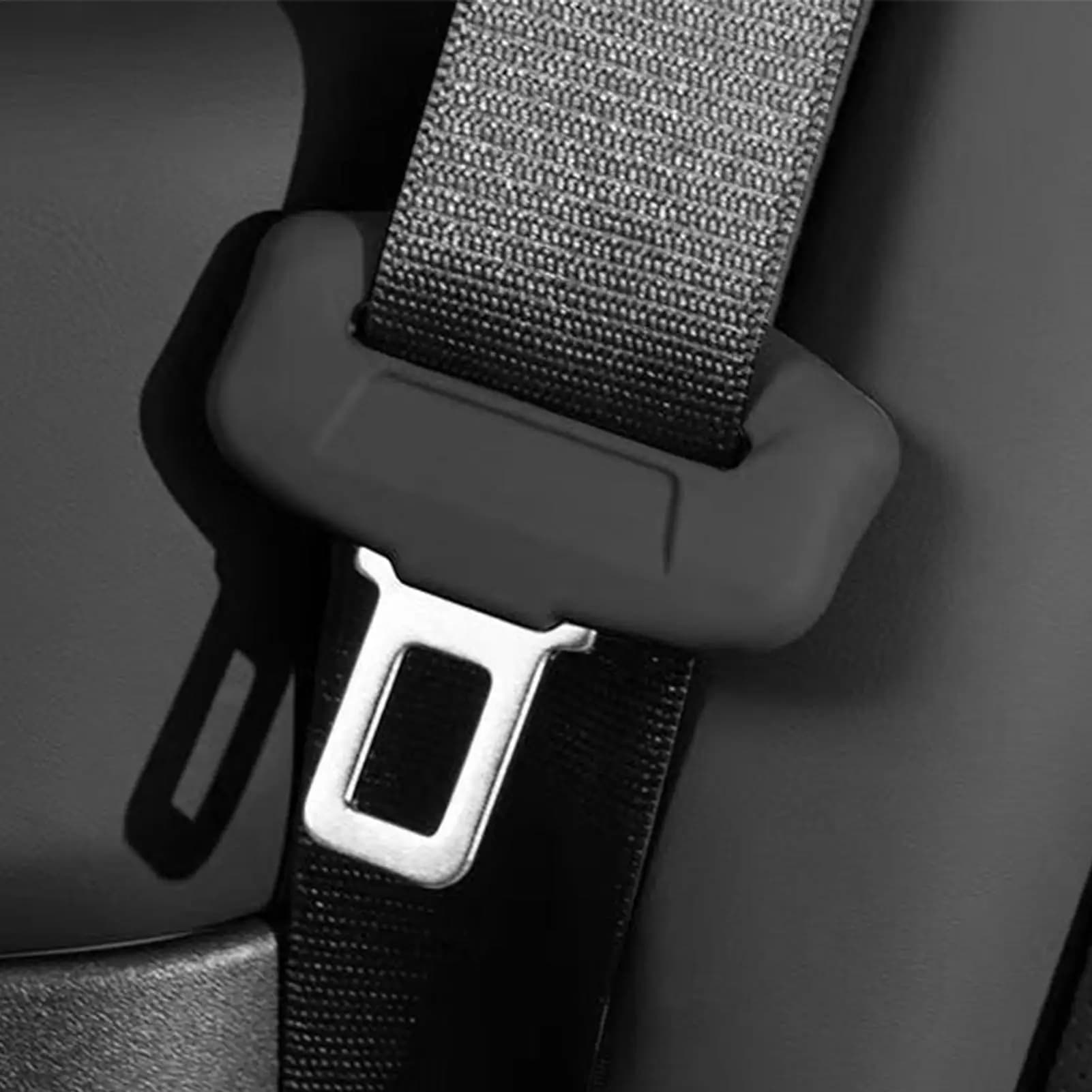 Universal Silicone Safety Belt Covers, Auto Seat Decoration, Anti-Graff Protection for Safety Belt Buckle