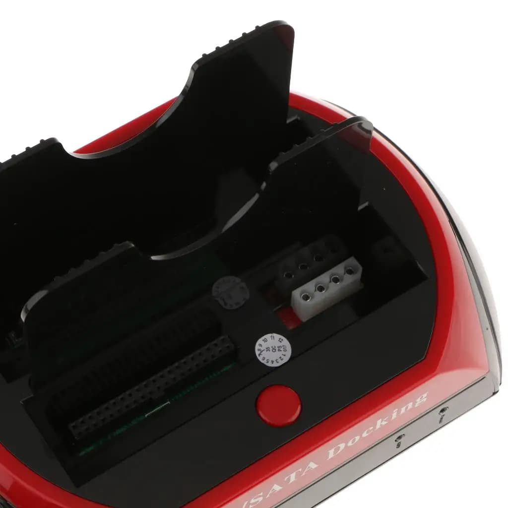Docking Station per Disco Rigido Esterno, da SATA a USB, Doppio Slot, Plug and Play, per Backup Dati Desktop