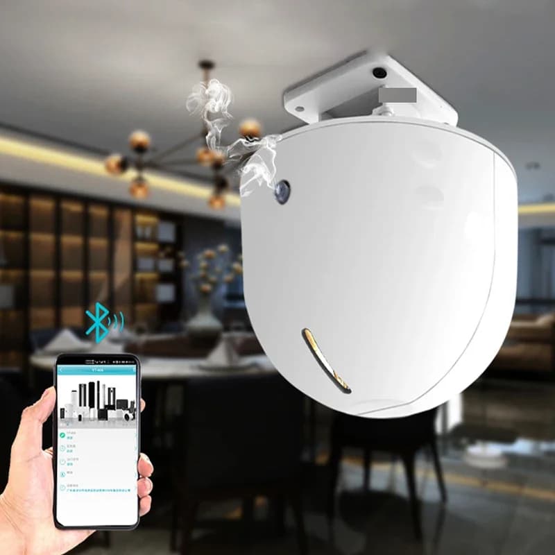 Diffusore di aromi di olio essenziale con diffusore di fragranze per ambienti da 500m per dispositivo di profumo per la casa a soffitto macchina per aromaterapia controllo intelligente dell'app