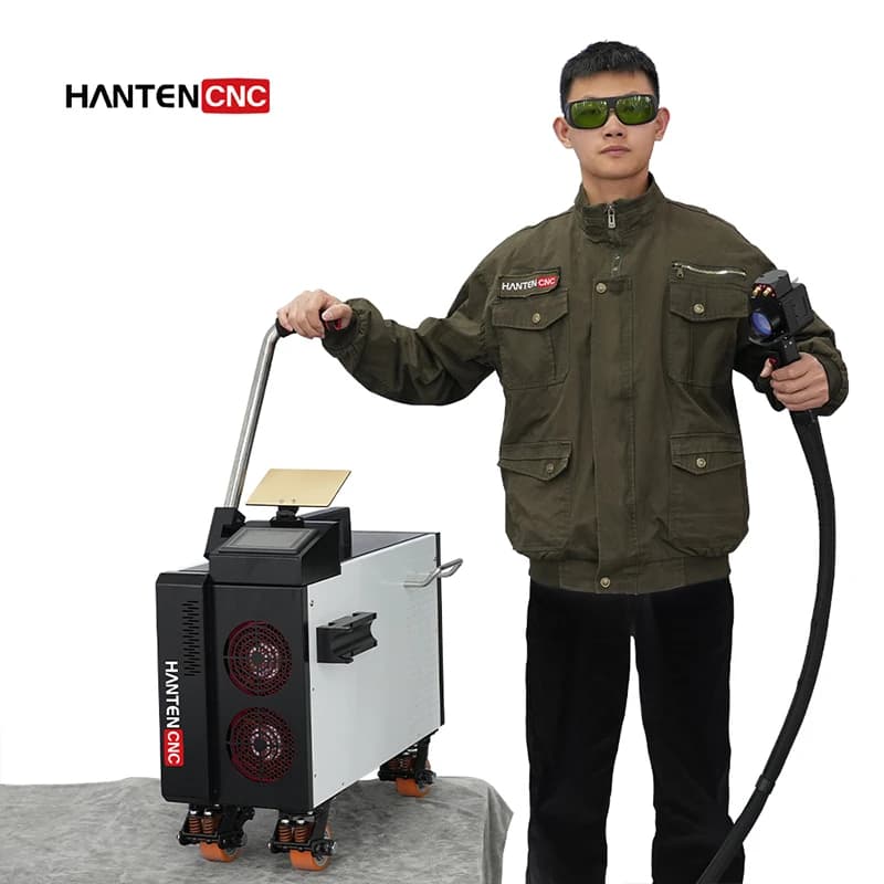300W ZBTK Portable Pulse Laser Cleaning Machine Handheld Rust Paint Oil Stain Remover for Metal Stainless Steel Carbon Steel