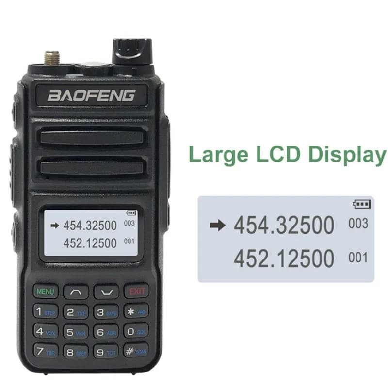 BAOFENG UV-13 Walkie Talkie Originale CB Ham Radio bidirezionali Radio di comunicazione a lungo raggio 5W Supporto dual band Tipo-C di ricarica