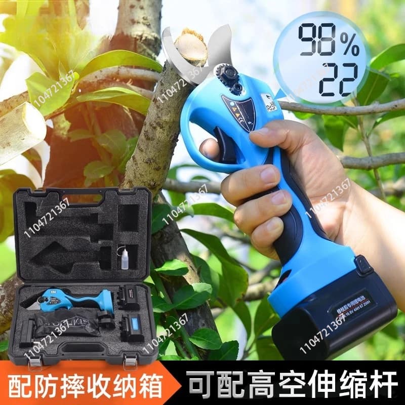 Electric pruning shears for fruit trees Rechargeable garden lithium shears Electric shears for 4 cm pruning