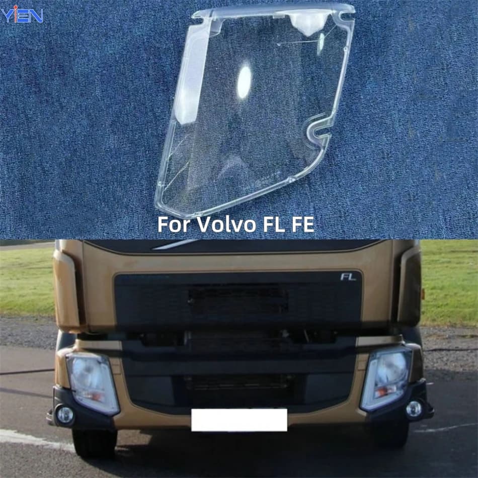 For Volvo FL FE Truck parts Front Headlamp Cover Transparent Lampshades Lamp Headlight Shade Lens Plexiglass