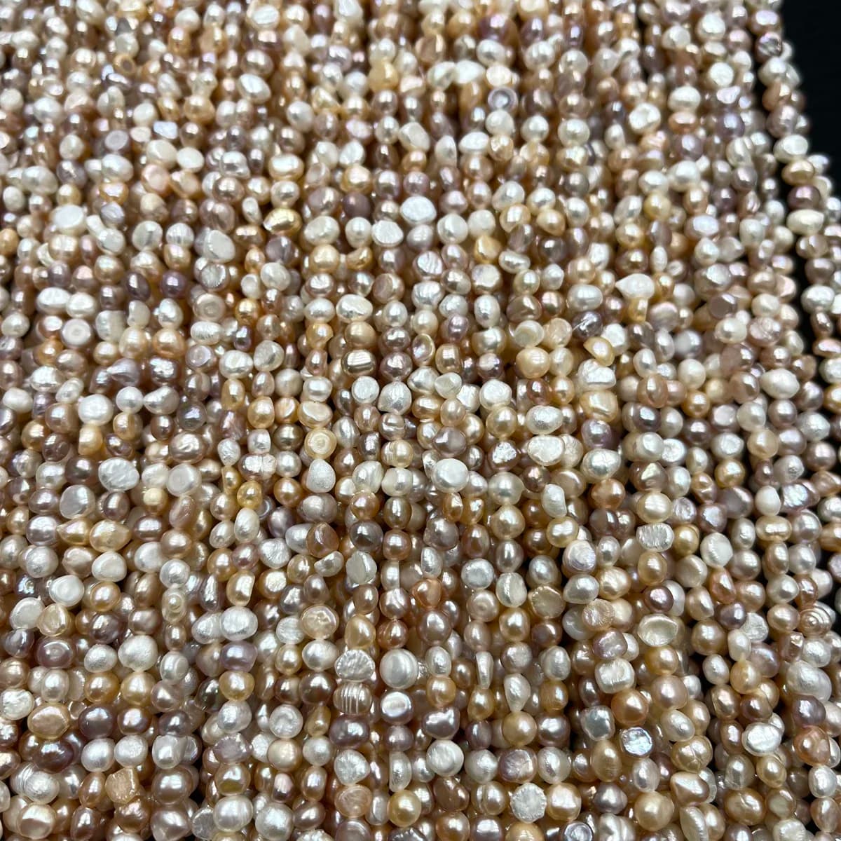 Colori misti Perle naturali irregolari Perline sfuse 5-5.5mm AA per la creazione di gioielli Accessori per braccialetti collana fai da te Regalo all'ingrosso