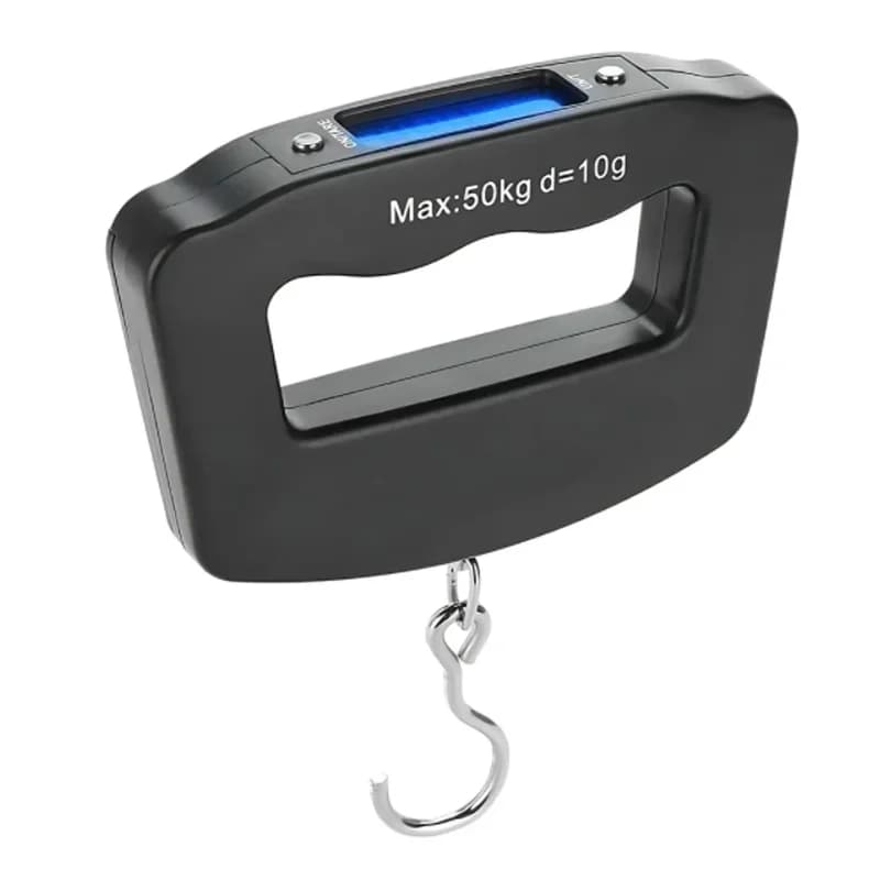 Backlit Electronic Travel Hanging Scale 50kg/10g Digital Luggage Scale Electronic Portable Luggage Travel Scale