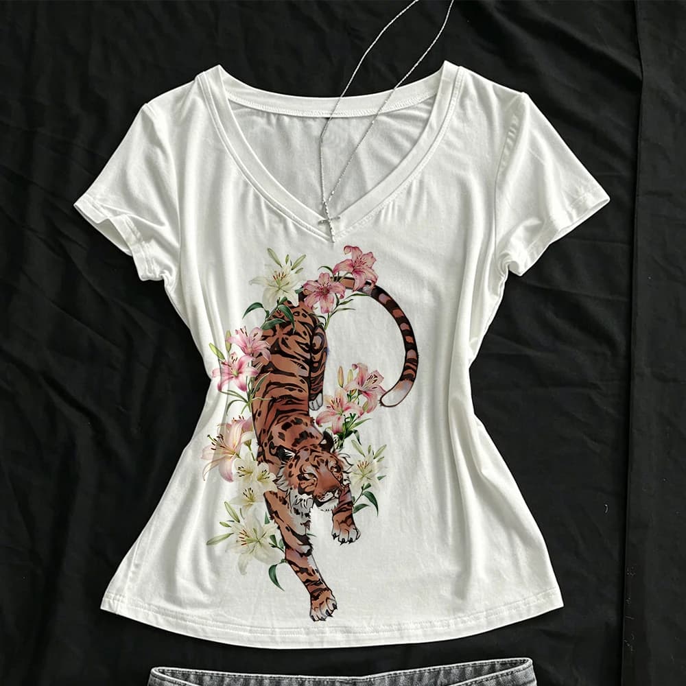 Y2k Style Clothes Emo Aesthetic Women Letter Gothic Crop Top Streetwear Grunge Baby Tees 90s Vintage Casual Short Sleeve T-Shirt