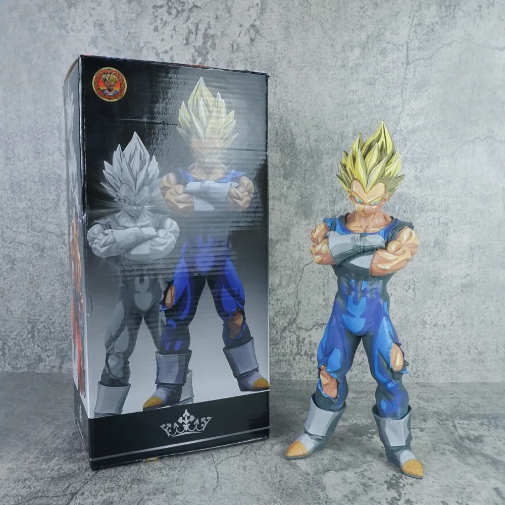 Dragon Ball Z Majin Vegeta Figuras Anime DBZ Super Saiyan Action Figure Giocattoli 30 cm Collezione Modello Regalo per Bambini Ornamenti