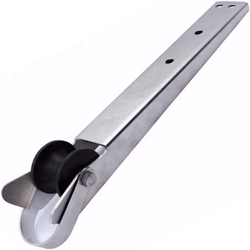 Rullo di ancoraggio ad arco in acciaio inossidabile per impieghi gravosi rullo di prua autosollevante per accessori per barche Marine