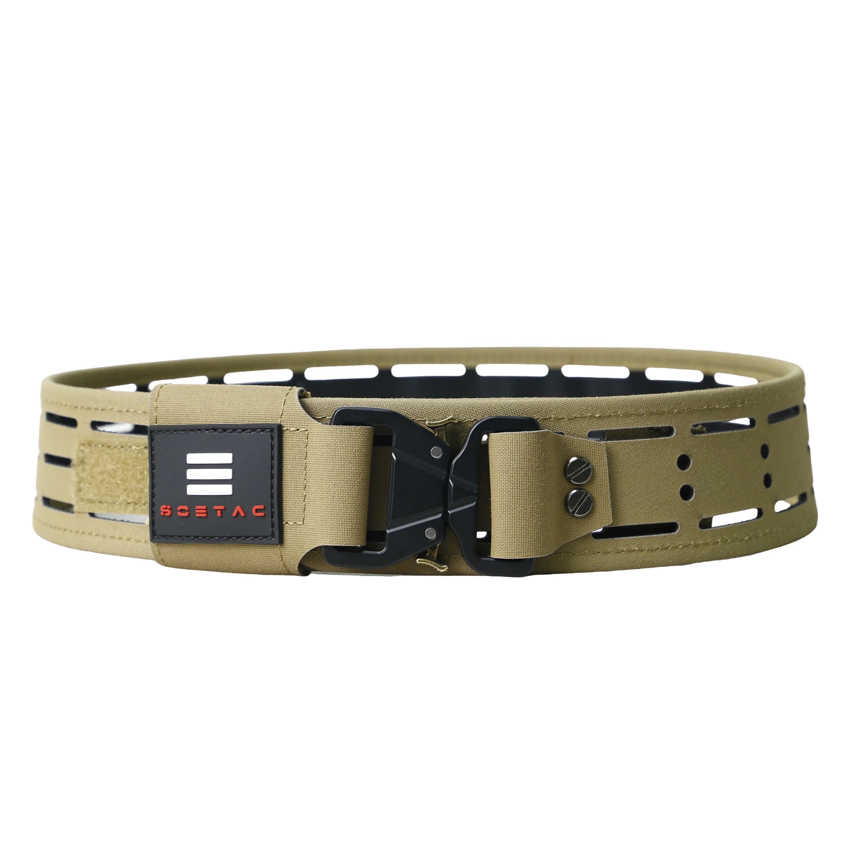 SOETAC Laser-engraved curve belt Tactical nylon belt 500D Combat belt for shooting training Professional competition belt