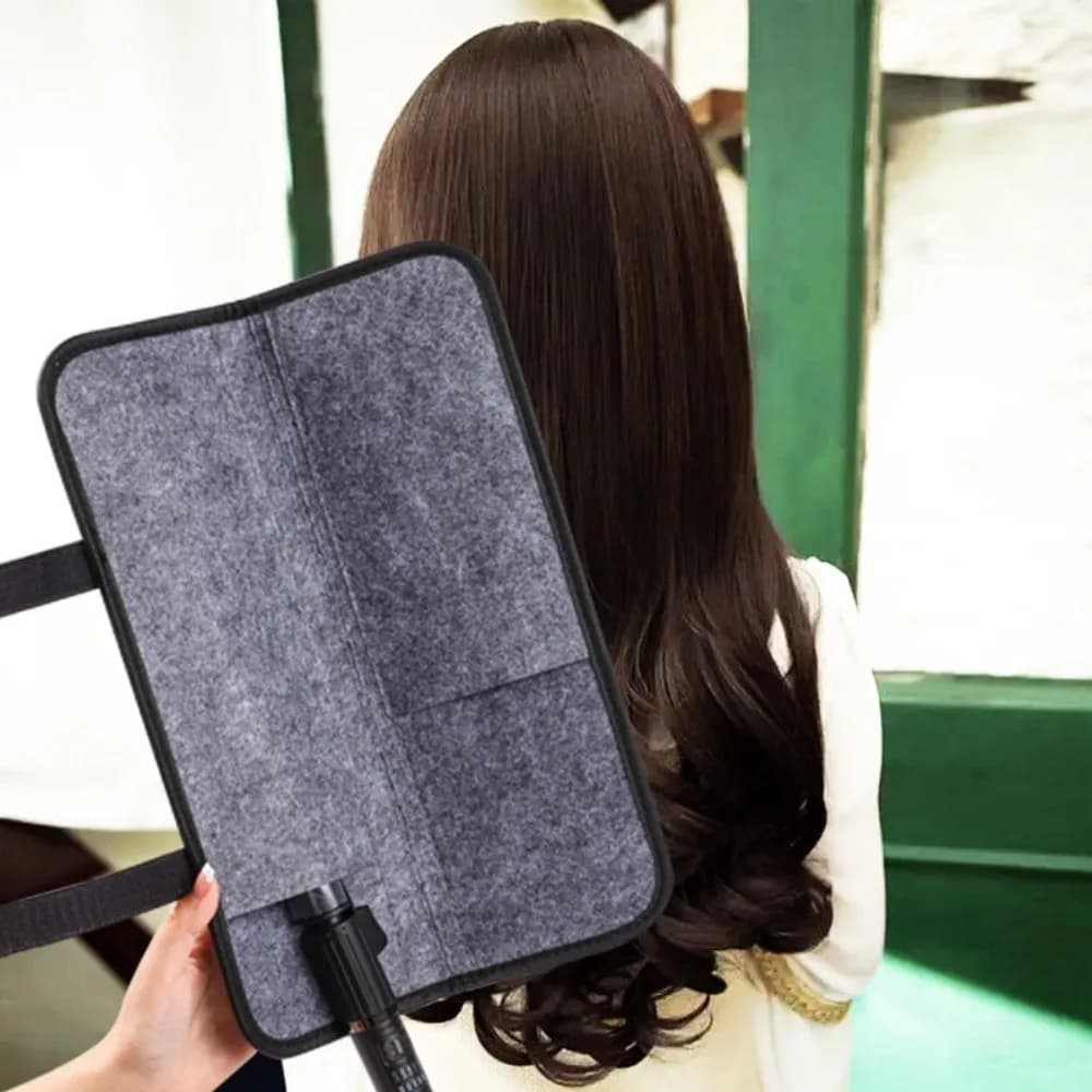 Felt curling iron bag Anti-dust protective housing for plate plate insulating plug for iron heat resistant hair dryer