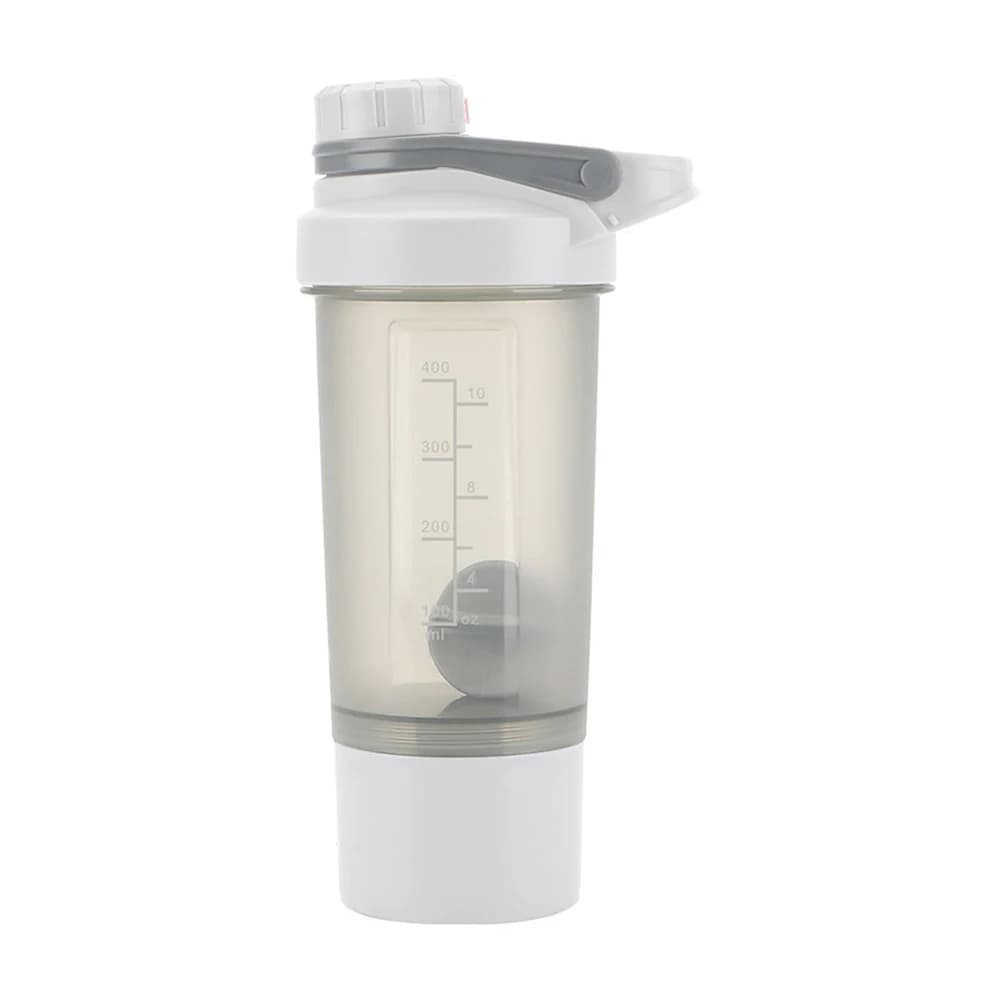 Bottiglia Shaker da 400 ml Bottiglia di plastica Shaker per proteine da 1 pezzo Bottiglia fitness portatile per gli appassionati di fitness Atleti Bicchieri