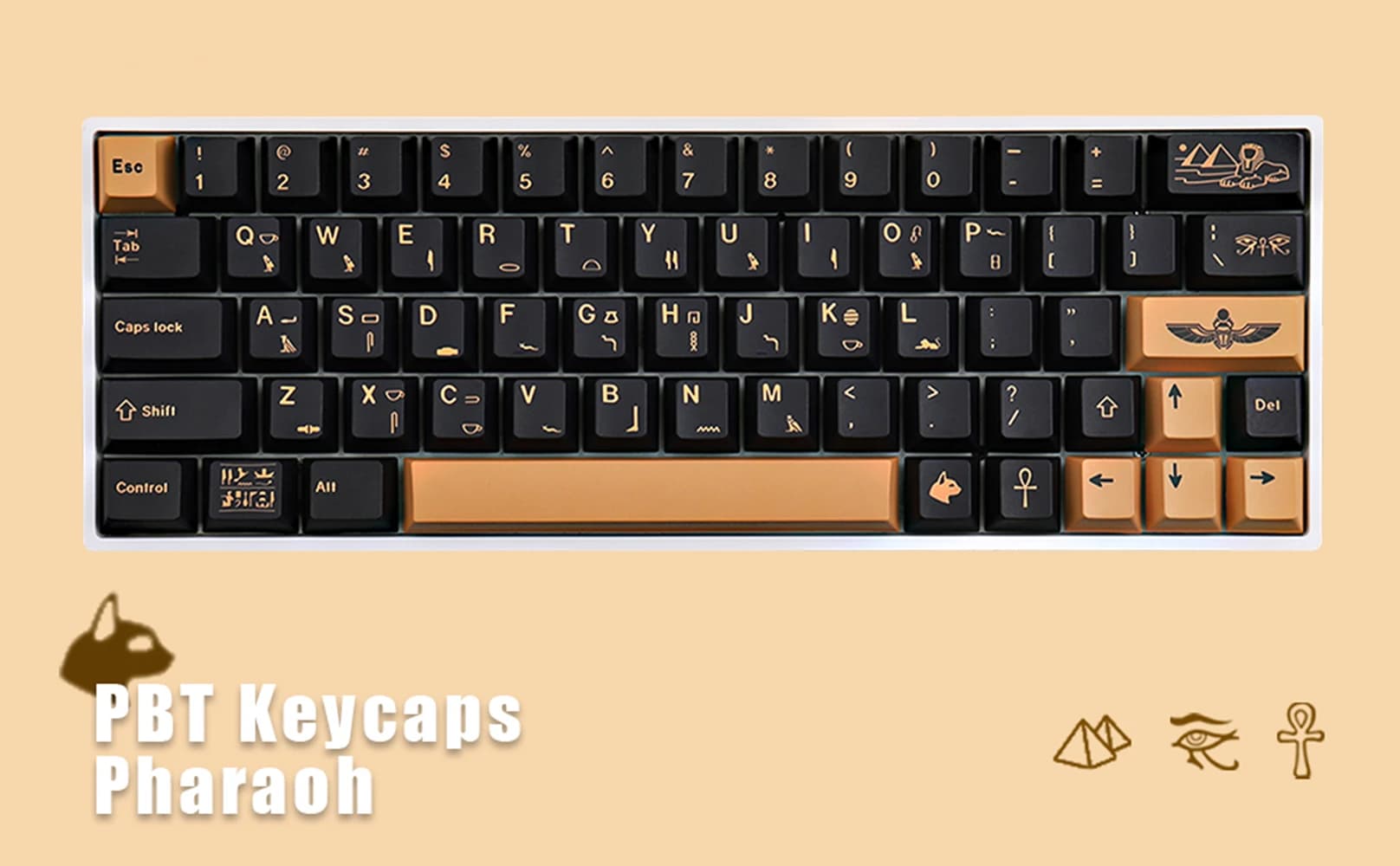 GMK Faraone PBT Keycap 129 tasti Cherry Profilo DYE-SUB GMK Copritasti personalizzati per Cherry MX Switch Tastiera meccanica