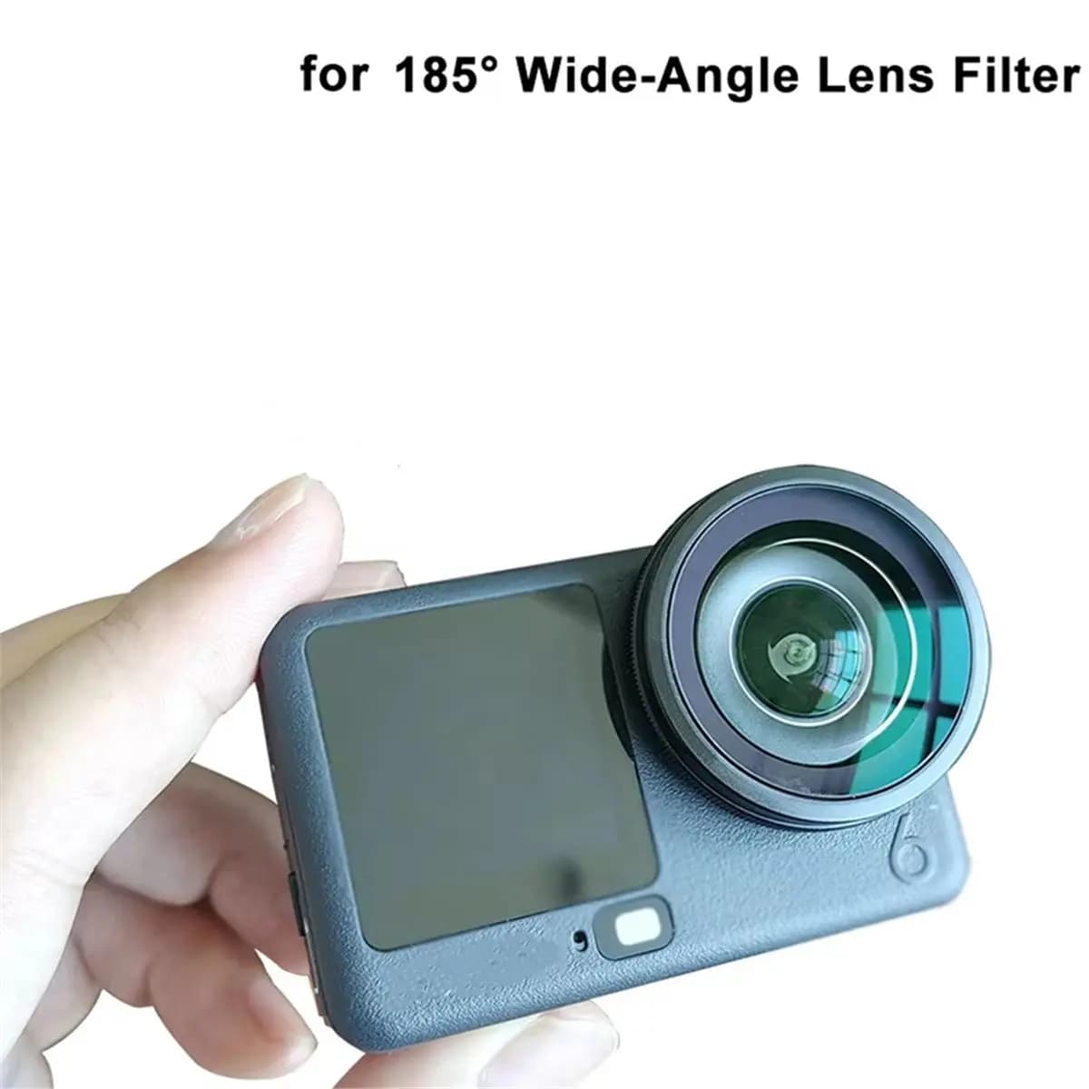 A003 Wide-Angle Lens 185° Ultra-Wide View for Action 6 Action Camera Wide Angle Attachment for Boosting Dynamic POV