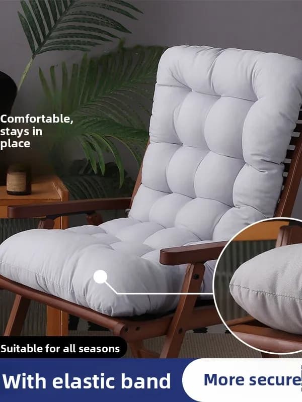 Cuscino Spesso per Schienale Sedia da Ufficio, Design Integrato, Stile Moderno e Semplice, Forma Rettangolare, Adatto per Casa e Ufficio