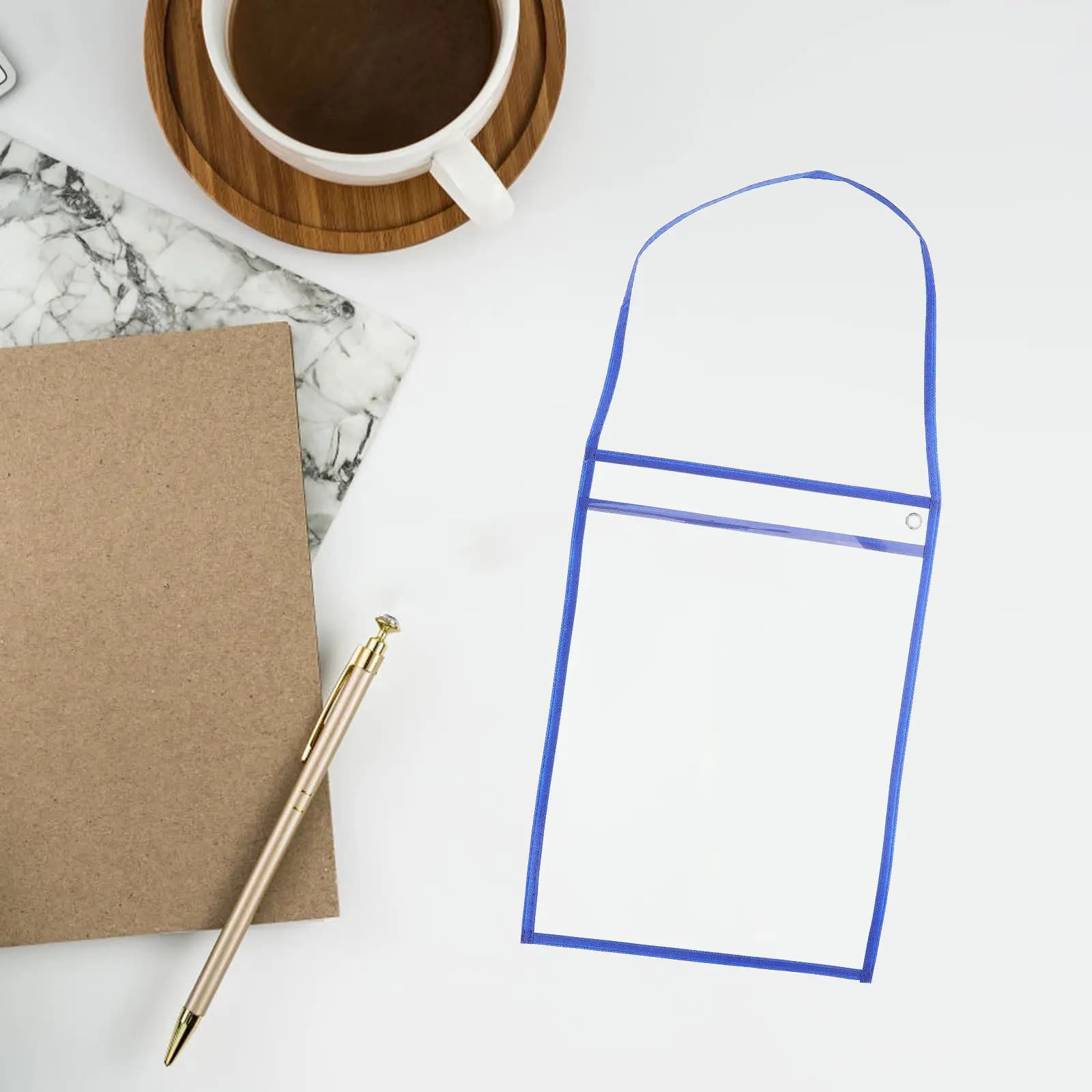 10 Pezzi Cartelle Portadocumenti Trasparenti, Organizzatore Riutilizzabile con Tasche Cancellabili a Secco per Ufficio, Casa, Scuola, Borse Porta Documenti Pratiche