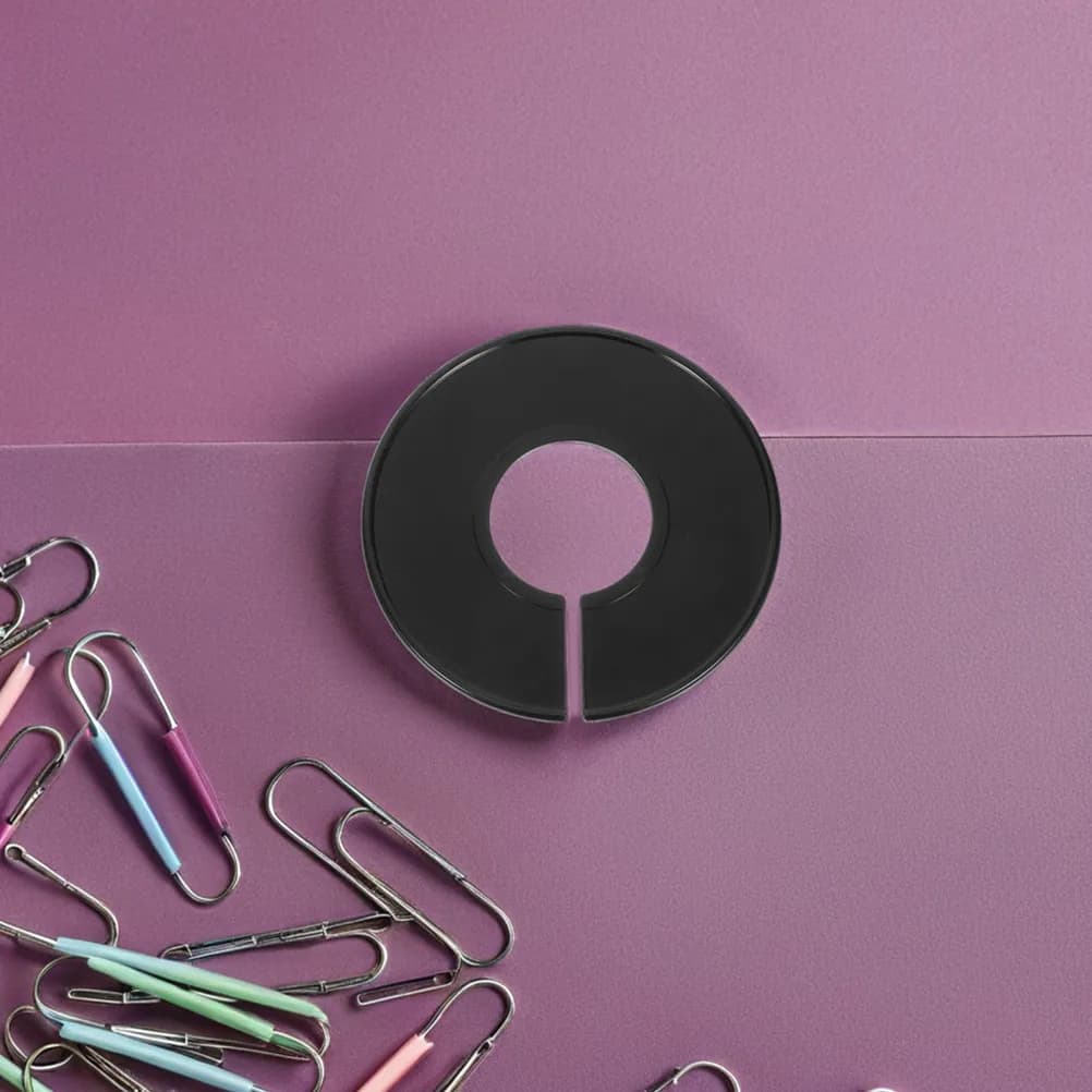 10 Pcs Dividers for Closet Hanger Plastic Clothing Size Rings Racks Clothes Hangers